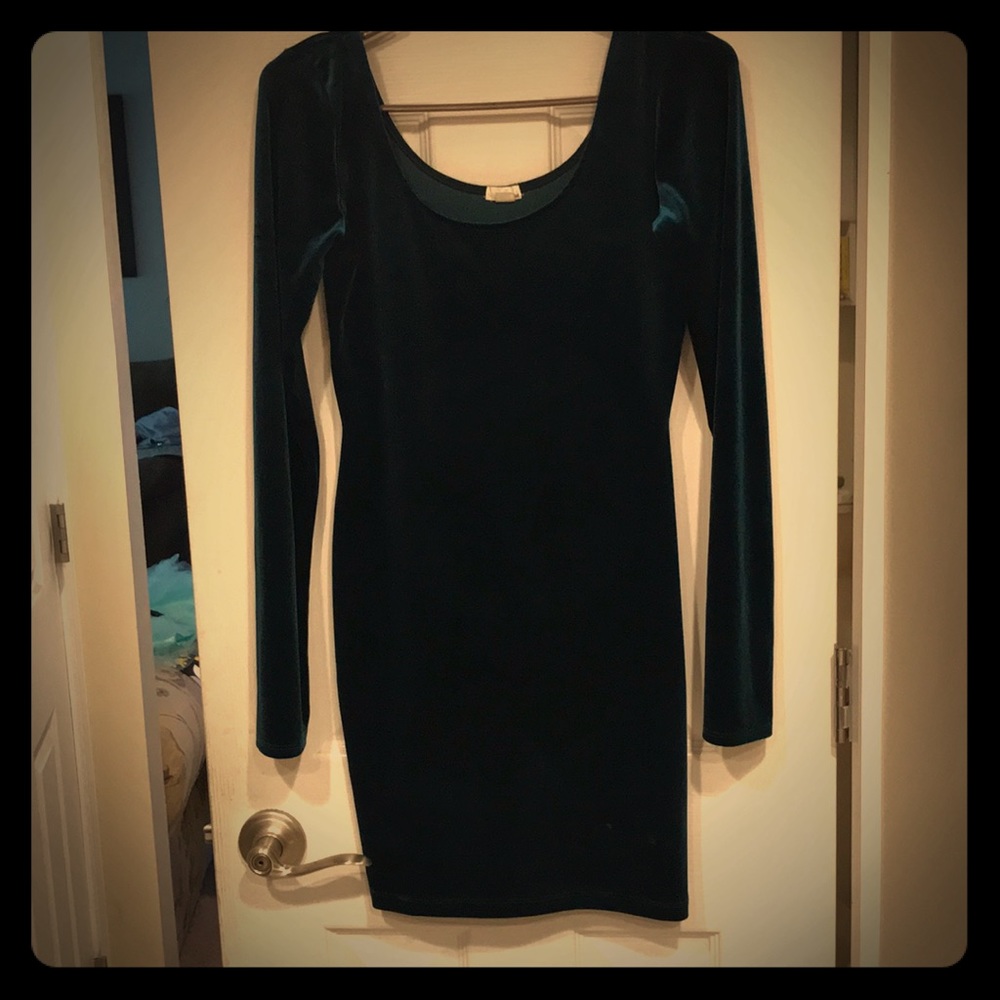 Rampage Velvety Blue Dress
